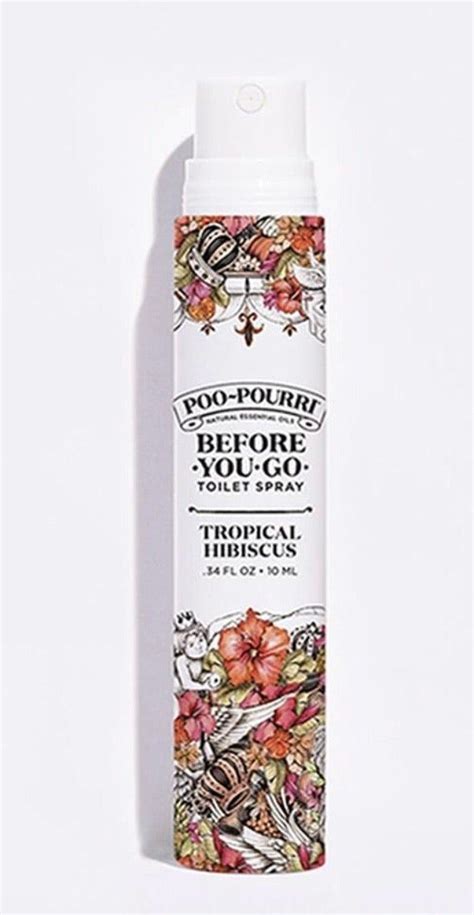 Poo Pourri Before You Go Tropical Hibiscus Toilet Spray Poo Pourri