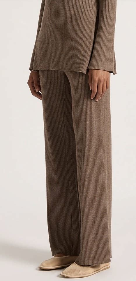 Nude Lucy Malo Knit Pant Mocha Size S RRP 110 EBay