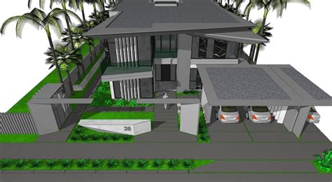 Modern House Sketchup