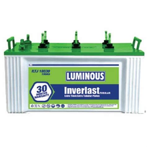 Luminous Inverlast Tubular Battery At Rs 10000 Luminous Battery In