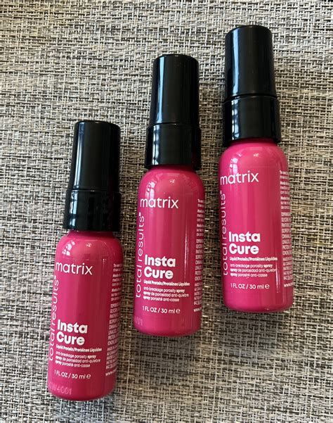 Lot Of 3 Matrix Total Results Insta Cure Liquid Protein Spray Travel 1