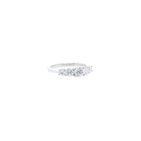 Platinum Five Stone Diamond Ring – Oliver Jewellery