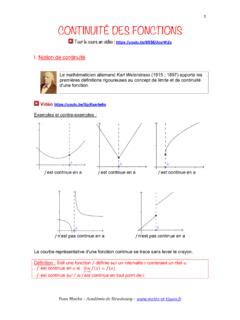 Continuit Des Fonctions Maths Et Tiques Continuit Des