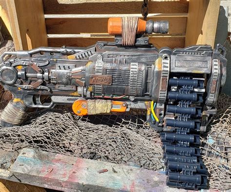 Post Apocalyptic Nerf Chain Gun | Etsy