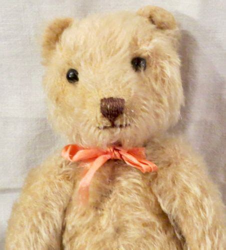 Antique C1940 12 German Kersa Mohair Fully Jtd Teddy Bear W Shoe