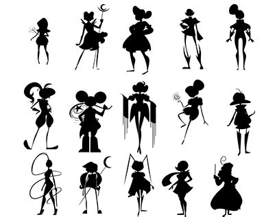 Character Silhouettes Projects :: Photos, videos, logos, illustrations ...