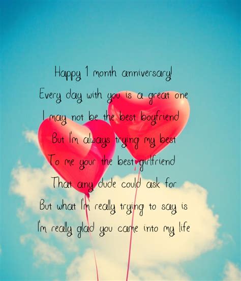 Happy 1 Month Anniversary Quotes For Her - ShortQuotes.cc