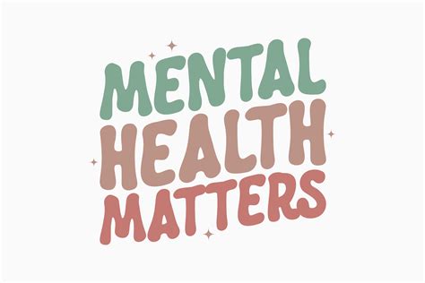 Mental Health Matters Retro Svg Graphic By Svg Box · Creative Fabrica