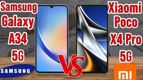 Samsung Galaxy A34 Vs Xiaomi Poco X4 Pro Comparison And Spec YouTube