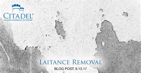 Why It Is Critical To Remove Laitance Before Coating Your Concrete