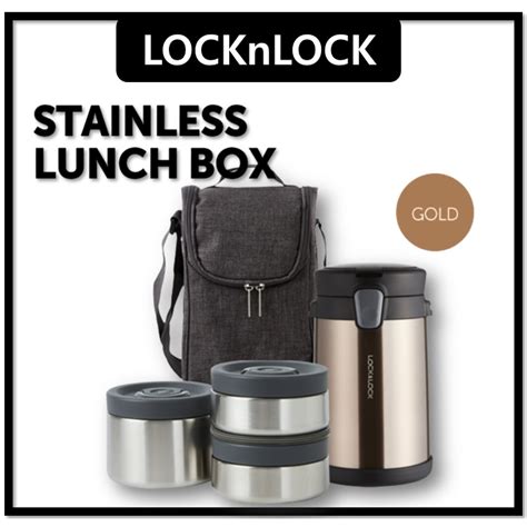 LocknLock One Touch Integral Type Insulated Lunch Box 2L With