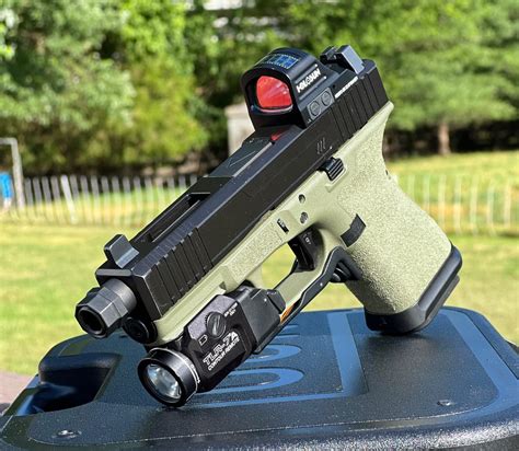 Glock 19 Gen4 Green Agency Jagerwerks Build Excellent Condition Firearms Classifieds