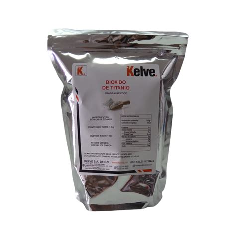 Bióxido De Titanio 1kg Kelve