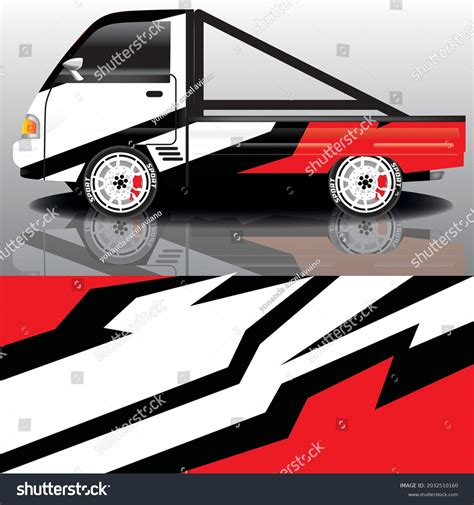 Vector Racing Car Sticker Background Design Stock Vector Royalty Free