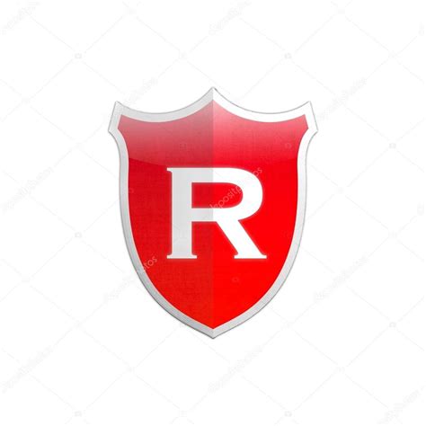 Secure Shield Letter R Stock Photo Stockphotoastur