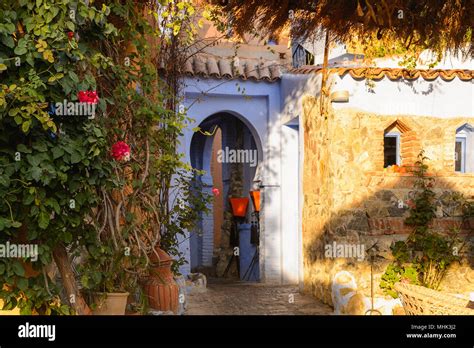 Architecture of Chefchaouen, Morocco Stock Photo - Alamy