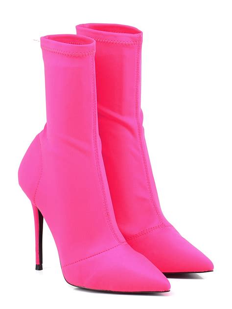 Tronchetto Fuxia Naked Wolfe Le Follie Shop Tronchetto Stivali Scarpe