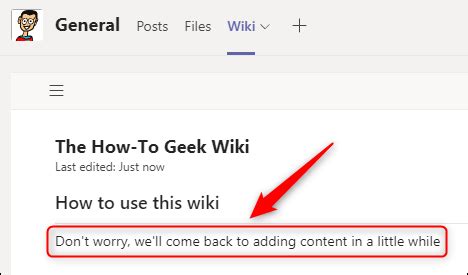 So Verwenden Sie Das Integrierte Wiki Von Microsoft Teams Techpc De