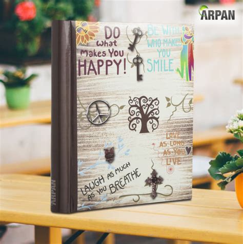 Large Self-Adhesive Photo Albums - Life inspirational slogans Photo Album