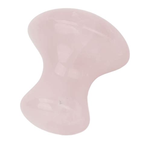 Scraping Stone Tool Mushroom Shape Pink Rose Quartz Gua Sha Scraping