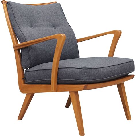 Fauteuil Vintage Allemand En Cerisier Par Walter Knoll Pour Knoll