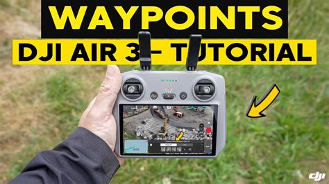 Dji Air Waypoints Tutorial Youtube