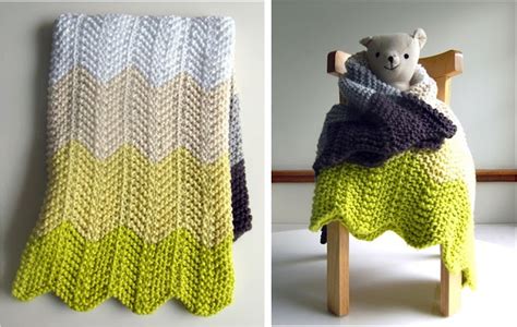 Celebrate BABY-the knitted chevron blanket. Done! - MADE EVERYDAY