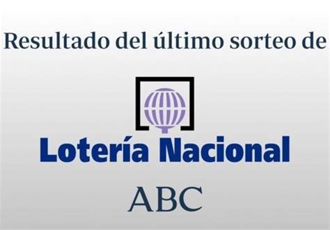 Comprobar el resultado de la Lotería Nacional de hoy sábado 13 de