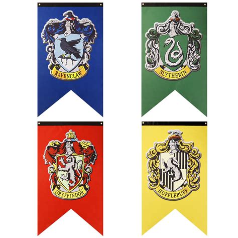 Buy Harry Potter Complete Hogwarts House Wall Banners, Ultra Premium ...