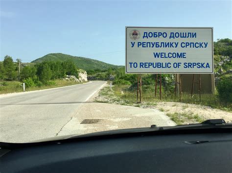 The border between Montenegro and the Republika Srpska (officially ...