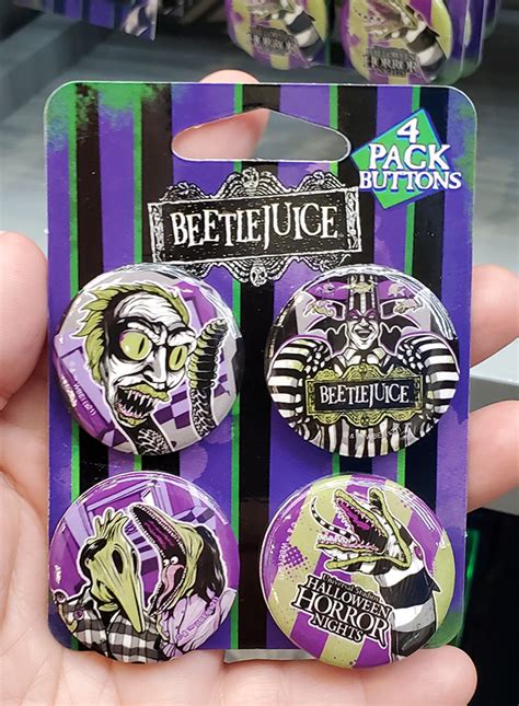 Beetlejuice Universal Studios Halloween Horror Nights Hhn 2021 4 Pack