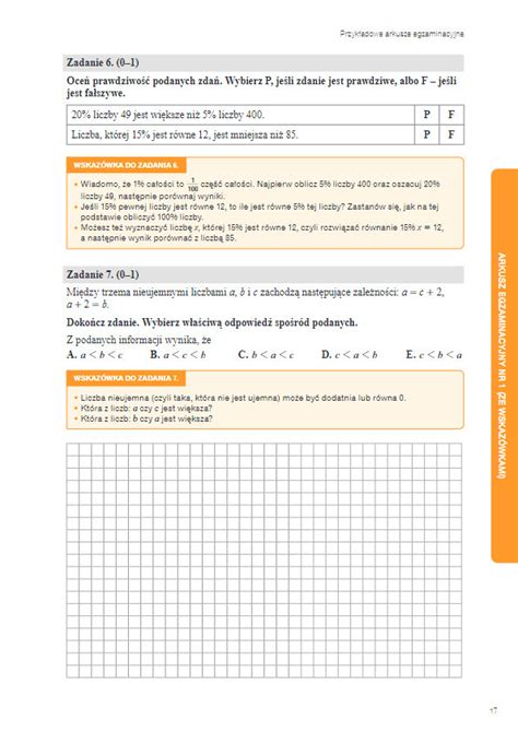 Próbny egzamin ósmoklasisty Przykładowe arkusze z matematyki RMF 24