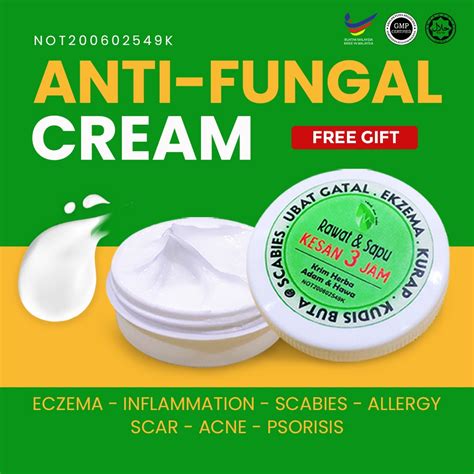 Ubat Gatal Kulit Krim Kurap Dan Gatal Gatal Kurap Herbal Cream Krim