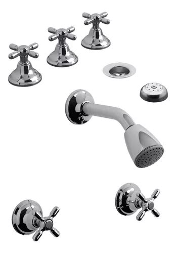 Combo Griferia Fv Newport Bidet Ducha Sin Transferen Cs