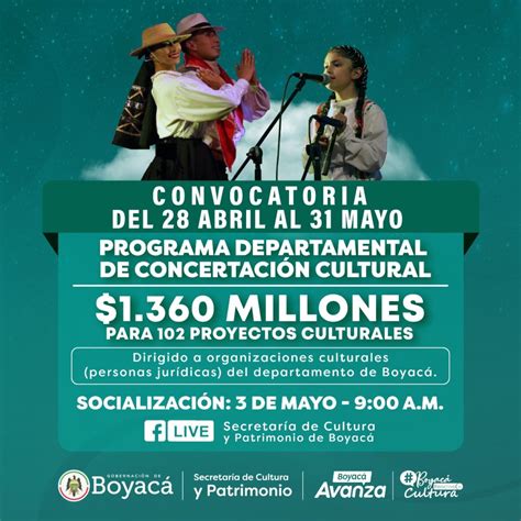 Gobernación de Boyacá abre la Convocatoria Departamental de