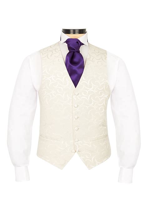 Marino Ivory Swirl Morning Waistcoat