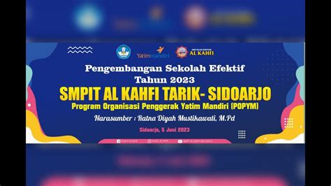 Pengembangan Sekolah Efektif Program Opym Narasumber Ratna Diyah