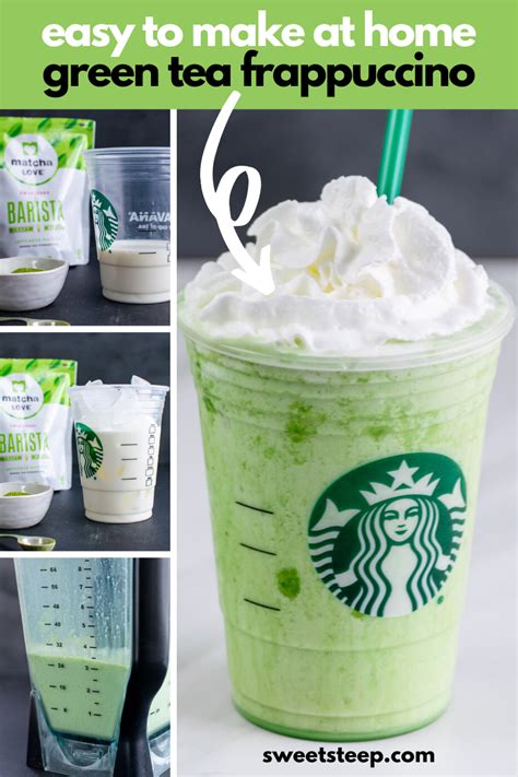 Matcha Green Tea Frappuccino Easy To Make Green Tea Frappuccino