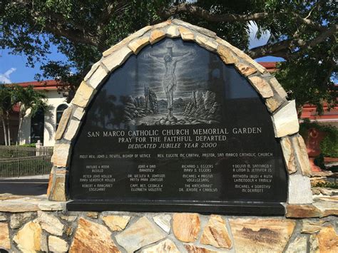 San Marco Catholic Church Memorial Gardens In Marco Island Florida