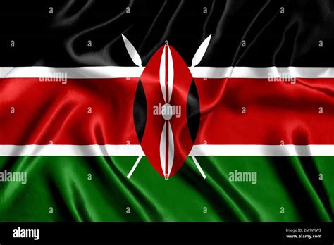 Flag Of Kenya Stock Photo Alamy