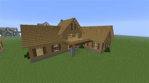 Modern Wood House V2 Minecraft Map