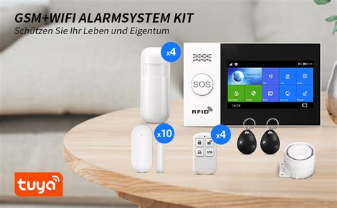 Wireless Home Alarmanlage Wi Fi Sicherheit Salarmsystem Mit Zoll