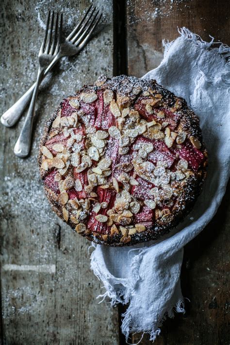 Rhubarb And Blood Orange Bakewell Tart Sweet Tooth Girl