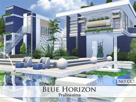 Pralinesims Blue Horizon Sims House Sims Houses Sims