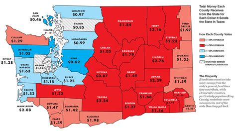 Blue And Red Counties In Washington State Democratic Underground Forums