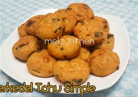 Resep Perkedel Tahu Super Simple Oleh Melz Kitchen Cookpad