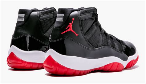 Air Jordan 11 Retro Bred - Jordans Foot Locker Shoes, HD Png Download ...