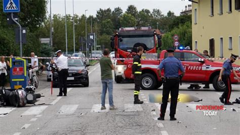 Incidente Ad Azzano Decimo Muore Un Motociclista Grave Il Figlio