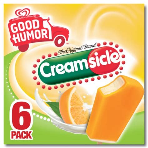 Good Humor Creamsicle Ice Cream Bars 6 Ct Kroger