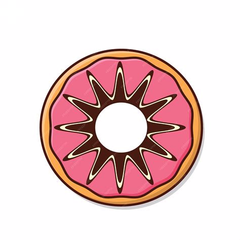 Premium Vector Donut Vector Doughnut Donut With Glaze Vector Cartoon Logo Icon Design Illustration